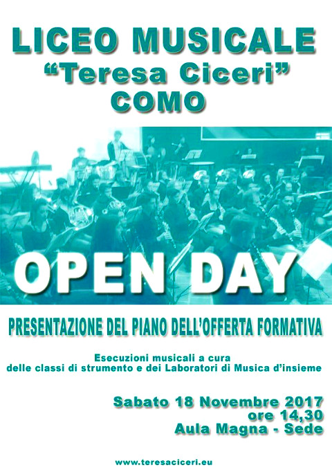 Liceo Musicale Teresa Ciceri - Open Day 2017