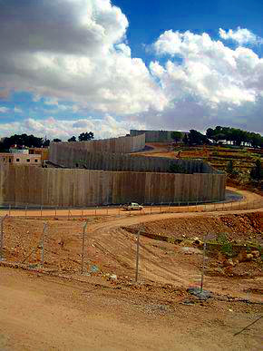 Muro in Cisgiordania